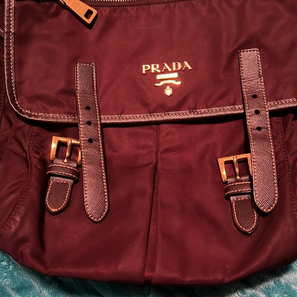 Prada RARE FIND Bordeaux Large Crossbody - Picture 11 of 13